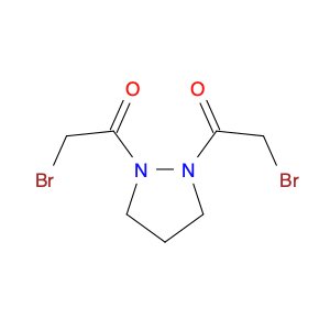Pyrazolidine, 1,2-bis(bromoacetyl)- (9CI)