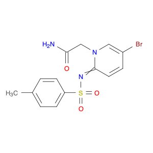 2-(5-Bromo-2-(tosylimino)pyridin-1(2H)-yl)acetamide
