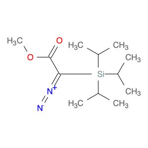 Acetic acid, 2-diazo-2-[tris(1-methylethyl)silyl]-, methyl ester