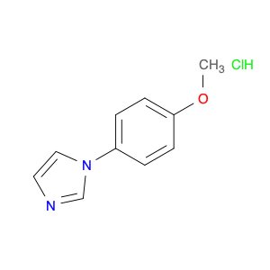 1H-Imidazole, 1-(4-methoxyphenyl)-, hydrochloride (1:1)