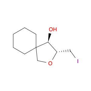 2-Oxaspiro[4.5]decan-4-ol, 3-(iodomethyl)-, trans- (9CI)