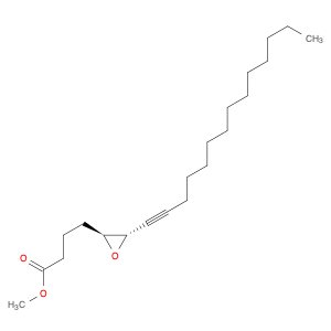Oxiranebutanoic acid, 3-(1-tetradecynyl)-, methyl ester, trans- (9CI)