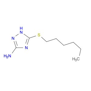 1H-1,2,4-Triazol-3-amine, 5-(hexylthio)-