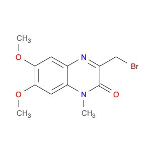 2(1H)-Quinoxalinone,3-(bromomethyl)-6,7-dimethoxy-1-methyl-