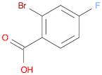 Benzoic acid, 2-bromo-4-fluoro-