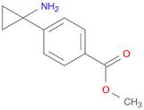 Benzoic acid, 4-(1-aminocyclopropyl)-, methyl ester