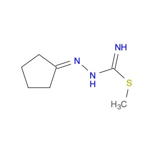 Hydrazinecarboximidothioic acid, cyclopentylidene-, methyl ester
