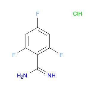 2,4,6-trifluorobenzene-1-carboximidamide hydrochloride