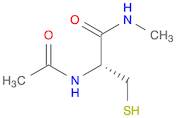 Propanamide, 2-(acetylamino)-3-mercapto-N-methyl-, (2R)-