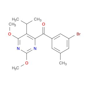 Methanone, (3-bromo-5-methylphenyl)[2,6-dimethoxy-5-(1-methylethyl)-4-pyrimidinyl]-