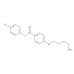 Benzenecarbothioic acid, 4-(pentyloxy)-, S-(4-chlorophenyl) ester