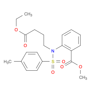 Benzoic acid, 2-[(4-ethoxy-4-oxobutyl)[(4-methylphenyl)sulfonyl]amino]-, methyl ester