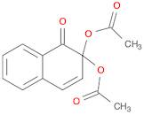 1(2H)-Naphthalenone, 2,2-bis(acetyloxy)-