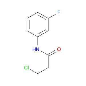 Propanamide, 3-chloro-N-(3-fluorophenyl)-