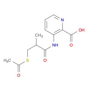 2-Pyridinecarboxylicacid, 3-[[3-(acetylthio)-2-methyl-1-oxopropyl]amino]-