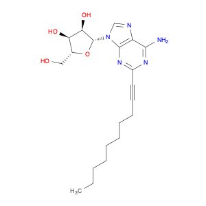 Adenosine, 2-(1-decynyl)- (9CI)