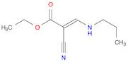 2-Propenoic acid, 2-cyano-3-(propylamino)-, ethyl ester, (E)- (9CI)