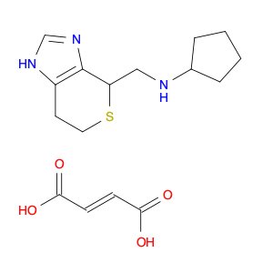 Thiopyrano[3,4-d]imidazole-4-methanamine, N-cyclopentyl-1,4,6,7-tetrahydro-, (2E)-2-butenedioate (…