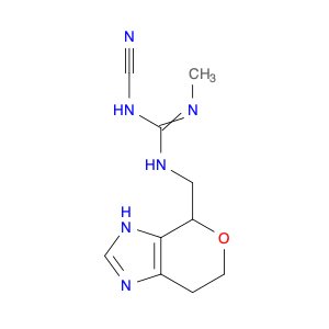 Guanidine, N-cyano-N''-methyl-N'-[(3,4,6,7-tetrahydropyrano[3,4-d]imidazol-4-yl)methyl]-