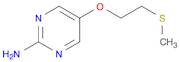 2-Pyrimidinamine, 5-[2-(methylthio)ethoxy]-