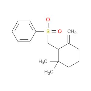Benzene, [[(2,2-dimethyl-6-methylenecyclohexyl)methyl]sulfonyl]-