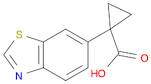 Cyclopropanecarboxylic acid, 1-(6-benzothiazolyl)-