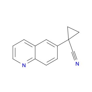 1-(quinolin-6-yl)cyclopropane-1-carbonitrile