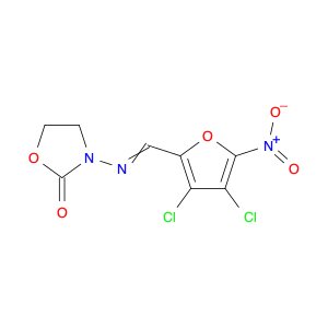 2-Oxazolidinone, 3-[[(3,4-dichloro-5-nitro-2-furanyl)methylene]amino]-