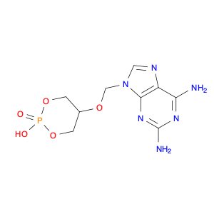9H-Purine-2,6-diamine, 9-[[(2-hydroxy-2-oxido-1,3,2-dioxaphosphorinan-5-yl)oxy]methyl]-
