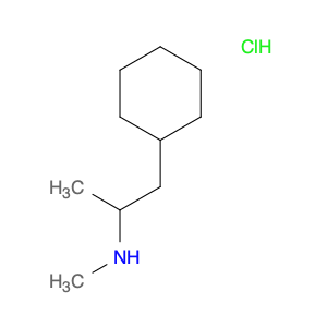 Cyclohexaneethanamine, N,α-dimethyl-, hydrochloride (1:1)