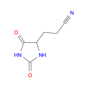 4-Imidazolidinepropanenitrile, 2,5-dioxo-