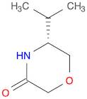 3-Morpholinone, 5-(1-methylethyl)-, (5R)-