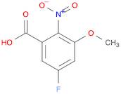 Benzoic acid, 5-fluoro-3-methoxy-2-nitro-