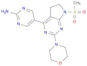 2-Pyrimidinamine, 5-[6,7-dihydro-7-(methylsulfonyl)-2-(4-morpholinyl)-5H-pyrrolo[2,3-d]pyrimidin-4…