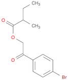 Butanoic acid, 2-methyl-, 2-(4-bromophenyl)-2-oxoethyl ester