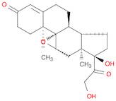 Pregn-4-ene-3,20-dione, 9,11-epoxy-17,21-dihydroxy-, (9β,11β)- (9CI)