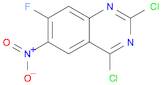 Quinazoline, 2,4-dichloro-7-fluoro-6-nitro-