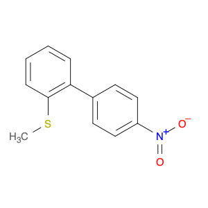 1,1'-Biphenyl, 2-(methylthio)-4'-nitro-