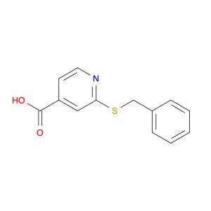 2-(Benzylsulfanyl)pyridine-4-carboxylic acid
