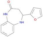 2H-1,5-Benzodiazepin-2-one, 4-(2-furanyl)-1,3,4,5-tetrahydro-