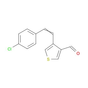 (E)-4-(4-Chlorostyryl)thiophene-3-carbaldehyde
