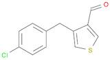 3-Thiophenecarboxaldehyde, 4-[(4-chlorophenyl)methyl]-