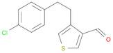 3-Thiophenecarboxaldehyde, 4-[2-(4-chlorophenyl)ethyl]-