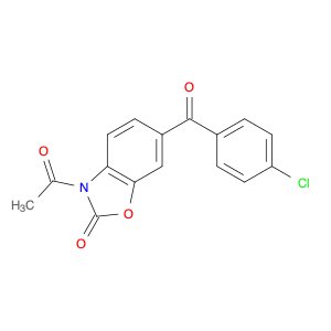 2(3H)-Benzoxazolone, 3-acetyl-6-(4-chlorobenzoyl)-