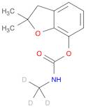 Carbamic acid, N-(methyl-d3)-, 2,3-dihydro-2,2-dimethyl-7-benzofuranyl ester