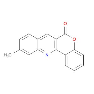 6H-[1]Benzopyrano[4,3-b]quinolin-6-one, 10-methyl-