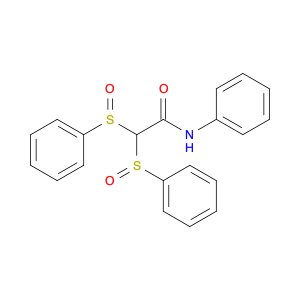 2,2-bis(benzenesulfinyl)-N-phenyl-acetamide