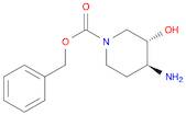 1-Piperidinecarboxylic acid, 4-amino-3-hydroxy-, phenylmethyl ester, (3S,4S)-