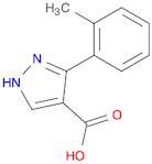 1H-Pyrazole-4-carboxylic acid, 3-(2-methylphenyl)-