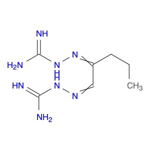 Hydrazinecarboximidamide, 2,2'-(1-propyl-1,2-ethanediylidene)bis- (9CI)